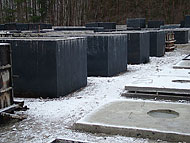 Plac produkacja szamb betonowych Cieszynie